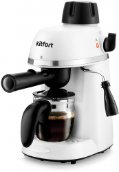 Кофеварка капельная Kitfort КТ-760-2 белый/черный