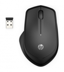Мышь HP 280 Silent черный оптическая беспроводная USB