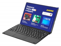 Планшет Digma EVE 10 C401T Apollo Lake N3350 (1.1) 2C/RAM4Gb/ROM64Gb 10.1 IPS 1280x800/Windows 10/черный/1.8Mpix/1.8Mpix/BT/WiFi/Touch/microSD 128G
