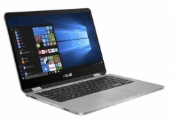 Ноутбук Asus VivoBook TP401MA-EC296T Pentium Silver N5030/4Gb/SSD128Gb/UMA/14/Touch/FHD 1920x1080/Windows 10/grey/WiFi/BT/Cam