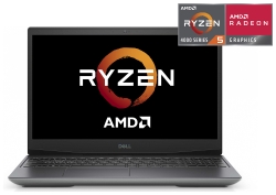Ноутбук Dell G5 5505 Ryzen 5 4600H/8Gb/SSD256Gb/AMD Radeon Rx 5600M 6Gb/15.6/FHD 1920x1080/Windows 10/silver/WiFi/BT/Cam