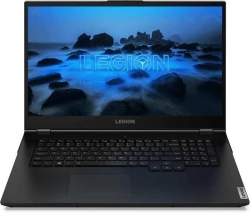Ноутбук Lenovo Legion 5 17IMH05H Core i7 10750H/16Gb/1Tb/SSD256Gb/NVIDIA GeForce RTX 2060 6Gb/17.3/IPS/FHD 1920x1080/noOS/black/WiFi/BT/Cam
