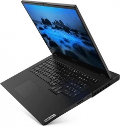 Ноутбук Lenovo Legion 5 17IMH05H Core i7 10750H/16Gb/1Tb/SSD256Gb/NVIDIA GeForce RTX 2060 6Gb/17.3/IPS/FHD 1920x1080/noOS/black/WiFi/BT/Cam
