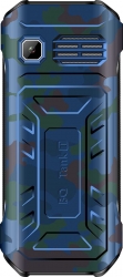 Мобильный телефон BQ 2824 Tank T 32Mb камуфляжный синий моноблок 2Sim 2.8 240x320 Nucleus 0.3Mpix GSM900/1800 GSM1900 MP3 FM microSD max16Gb
