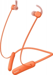 Гарнитура вкладыши Sony WI-SP510 красный беспроводные bluetooth нашейный держатель (WISP510D.E)