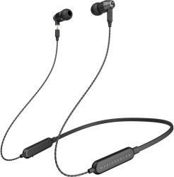 Гарнитура вкладыши MusicDealer S BT 1.3м черный беспроводные bluetooth шейный обод (ZMDH-SB-BT)