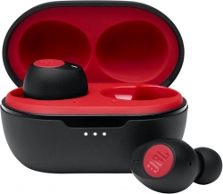 Гарнитура вкладыши JBL T115 TWS красный беспроводные bluetooth в ушной раковине (JBLT115TWSRED)