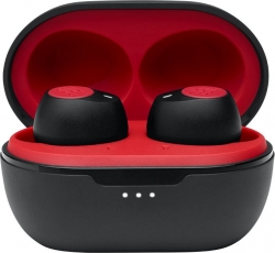 Гарнитура вкладыши JBL T115 TWS красный беспроводные bluetooth в ушной раковине (JBLT115TWSRED)