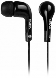 Наушники вкладыши Sven SEB-115 1.2м черный проводные