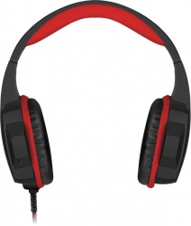 Наушники накладные Sven AP-G300MV 2.2м черный/красный проводные оголовье