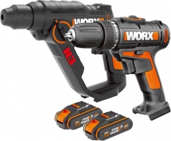 Дрель-шуруповерт Worx WX927 аккум. патрон:быстрозажимной (кейс в комплекте)