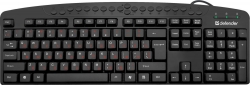 Клавиатура Defender Atlas HB-450 черный USB Multimedia