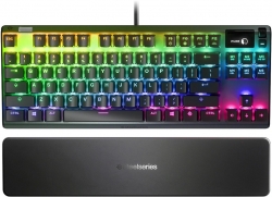 Клавиатура Steelseries Apex 7 TKL RU механическая черный USB Multimedia for gamer LED (подставка для запястий)