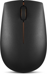 Мышь Lenovo 300 Wireless черный/оранжевый беспроводная