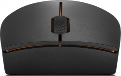 Мышь Lenovo 300 Wireless черный/оранжевый беспроводная