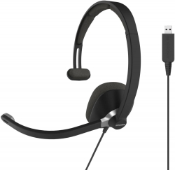 Наушники с микрофоном Koss CS-295 черный/серый 2.4м мониторные USB оголовье (80000864)