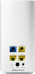 Бесшовный Mesh роутер Asus ZenWiFi (AC MINI CD6 (1-PK)) AC1500 10/100/1000BASE-TX белый (упак.:1шт)