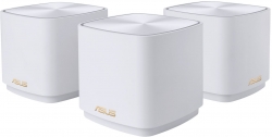 Бесшовный Mesh роутер Asus ZenWiFi (AX MINI XD4 (W-3-PK)) AX1800 10/100/1000BASE-TX белый (упак.:3шт)