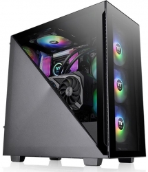 Корпус Thermaltake Divider 300 TG ARGB черный без БП ATX 2x120mm 2xUSB3.0 audio front door bott PSU