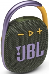 Колонка порт. JBL Clip 4 зеленый 5W 1.0 BT 15м 500mAh (JBLCLIP4GRN)