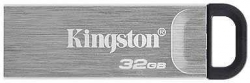 Флеш Диск Kingston 32Gb DT Kyson DTKN/32GB USB3.1 серебристый/черный