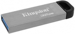 Флеш Диск Kingston 32Gb DT Kyson DTKN/32GB USB3.1 серебристый/черный