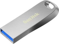 Флеш Диск Sandisk 64Gb Ultra Luxe SDCZ74-064G-G46 серебристый