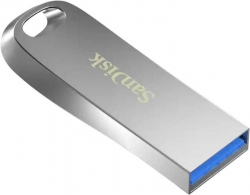 Флеш Диск Sandisk 64Gb Ultra Luxe SDCZ74-064G-G46 серебристый