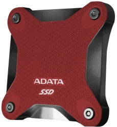 Накопитель SSD A-Data USB 3.0 480Gb ASD600Q-480GU31-CRD SD600Q 1.8 красный