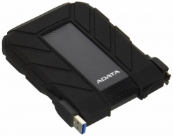 Жесткий диск A-Data USB 3.0 1Tb AHD710-1TU3-CRD DashDrive Durable 2.5 черный/красный