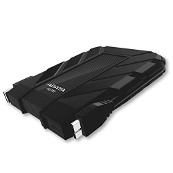 Жесткий диск A-Data USB 3.0 1Tb AHD710-1TU3-CRD DashDrive Durable 2.5 черный/красный