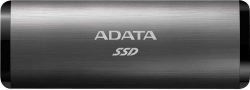 Накопитель SSD A-Data USB-C 512Gb ASE760-512GU32G2-CTI SE760 1.8 серый