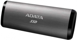 Накопитель SSD A-Data USB-C 512Gb ASE760-512GU32G2-CTI SE760 1.8 серый