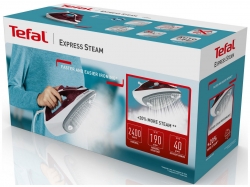 Утюг Tefal FV2866E0 белый/бордовый