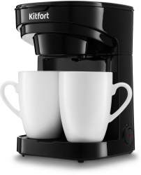 Кофеварка капельная Kitfort KT-764 450Вт черный