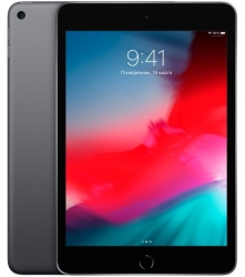 Планшет Apple iPad mini 2019 MUQW2RU/A A12 Bionic/RAM2Gb/ROM64Gb 7.9 IPS 2048x1536/iOS/темно-серый/8Mpix/7Mpix/BT/WiFi/Touch/10hr