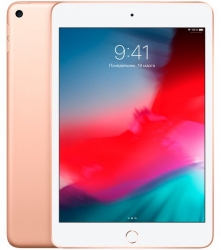Планшет Apple iPad mini 2019 MUU62RU/A A12 Bionic/RAM2Gb/ROM256Gb 7.9 IPS 2048x1536/iOS/золотистый/8Mpix/7Mpix/BT/WiFi/Touch/10hr