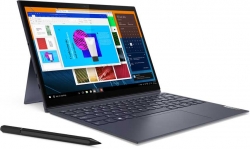 Планшет Lenovo Tablet Yoga Duet 7 Core i5 10210u (1.6) 4C/RAM8Gb/ROM512Gb 12.9 IPS 2160x1350/Windows 10/серый/5Mpix/2Mpix/BT/WiFi/Touch/microSD 1Tb