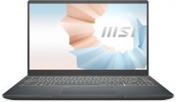 Ноутбук MSI Modern 14 B4MW-406RU Ryzen 5 4500U/8Gb/SSD256Gb/AMD Radeon/14/IPS/FHD 1920x1080/Windows 10 Home/grey/WiFi/BT/Cam