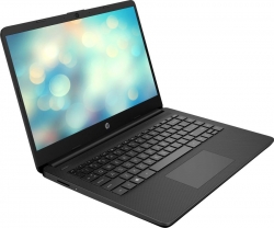Ноутбук HP 14s-fq0018ur Athlon Silver 3050U/4Gb/SSD256Gb/AMD Radeon/14/HD 1366x768/Free DOS/black/WiFi/BT/Cam