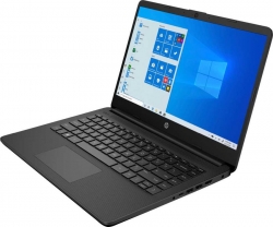 Ноутбук HP 14s-fq0023ur Athlon Silver 3050U/4Gb/SSD256Gb/AMD Radeon/14/HD 1366x768/Windows 10/black/WiFi/BT/Cam