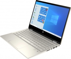 Ноутбук HP Pavilion x360 14-dw1009ur Core i7 1165G7/16Gb/SSD512Gb/Intel Iris Xe graphics/14/IPS/Touch/FHD 1980x1080/Windows 10/gold/WiFi/BT/Cam