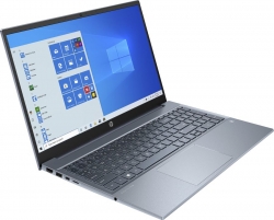 Ноутбук HP Pavilion 15-eg0053ur Core i5 1135G7/8Gb/SSD256Gb/Intel Iris Xe graphics/15.6/IPS/FHD 1920x1080/Windows 10/blue/WiFi/BT/Cam