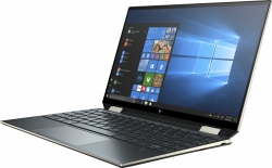 Ноутбук HP Spectre x360 13-aw2023ur Core i5 1135G7/8Gb/1Tb/Intel Iris Xe graphics/13.3/OLED UWVA/Touch/FHD 1920x1080/Windows 10/blue/WiFi/BT/Cam