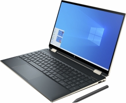 Трансформер HP Spectre 15-eb1003ur Core i7 1165G7/16Gb/SSD1Tb/Intel Iris Xe graphics/15.6/IPS/Touch/UHD 3840x2160/Windows 10/dk.blue/WiFi/BT/Cam