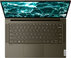 Трансформер Lenovo Yoga 7 14ITL5 Core i5 1135G7/8Gb/SSD512Gb/Intel Iris Xe graphics/14/IPS/Touch/FHD 1920x1080/Windows 10/d.green/WiFi/BT/Cam