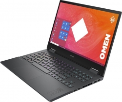 Ноутбук HP Omen 15-en1029ur Ryzen 7 5800H/16Gb/SSD512Gb/NVIDIA GeForce RTX 3070 8Gb/15.6/IPS/FHD 1920x1080/Windows 10/dk.silver/WiFi/BT/Cam