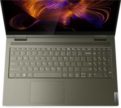 Трансформер Lenovo Yoga 7 15ITL5 Core i5 1135G7/16Gb/SSD512Gb/UMA/15.6/Touch/FHD 1920x1080/Windows 10/green/WiFi/BT/Cam