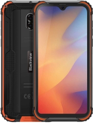 Смартфон Blackview BV5900 32Gb 3Gb черный/оранжевый моноблок 3G 4G 2Sim 5.7 720x1520 Android 9.0 13Mpix 802.11 a/b/g/n/ac NFC GPS GSM900/1800 GSM19