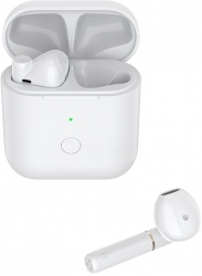 Гарнитура вкладыши QCY T8 белый беспроводные bluetooth в ушной раковине